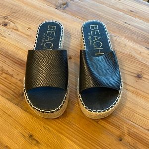 Beach platform sandals